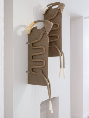 Apsara Studio - Hansol Kim and Arrange Whatever Pieces Come Your Way: 'Stitch ‘i’ Story'. Curated by Heejo Kang. Apsara Studio, London