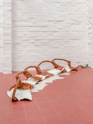 Apsara Studio - Hansol Kim and Arrange Whatever Pieces Come Your Way: 'Stitch ‘i’ Story'. Curated by Heejo Kang. Apsara Studio, London